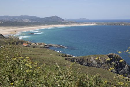 Headland at Valdovino Beach; Galicia; Spain