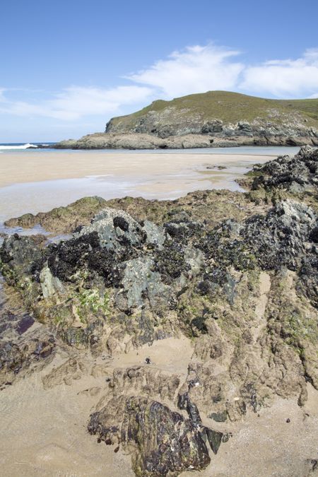 Rock at Pantin Beach; Galicia; Spain