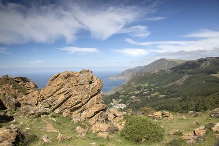 View of Teixido Village; Galicia; Spain; 