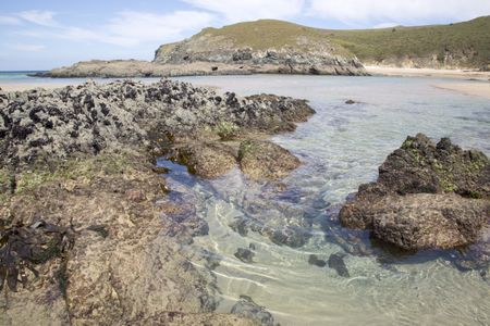 rock-pantin-beach-galicia-spain-706420636 Rock at Pantin Beach; Galicia; Spain