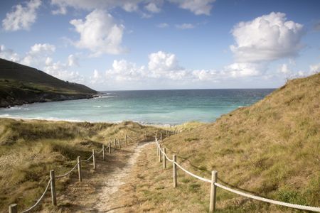 Footpath to Beach; Galicia; Spain