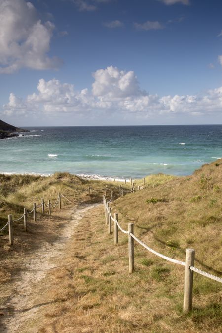 Footpath to Beach; Galicia; Spain