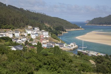Barqueiro Village and Beach; Galicia; Spain