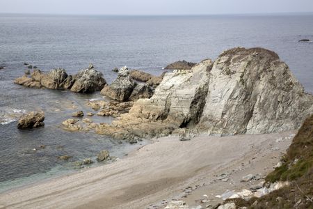 Rocks on Carro Beach; Spain; 