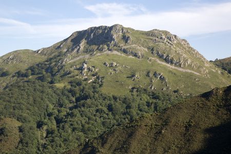 Peak in Picos de Europa Mountain Range; Riensena; Spain