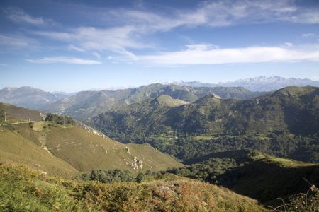 Picos de Europa Mountains from Alto del Torno, Spain
