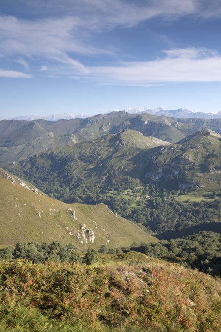 Picos de Europa Mountains from Alto del Torno; Spain