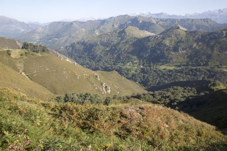 Picos de Europa Mountains from Alto del Torno; Spain