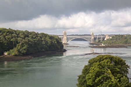 Britannia Bridge; Anglesey; Wales; UK