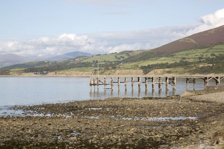 Old Pier at Trefor; Caernarfon; Wales; UK