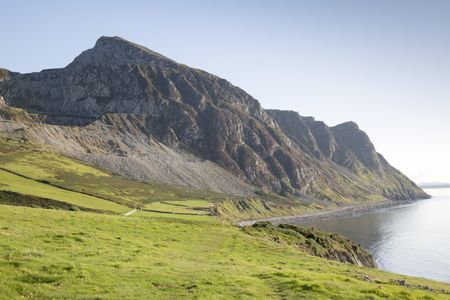 mountain-peaks-coastline-trefor-caernarfon-wales-723129859 Mountain Peaks and Coastline, Trefor; Caernarfon; Wales; UK