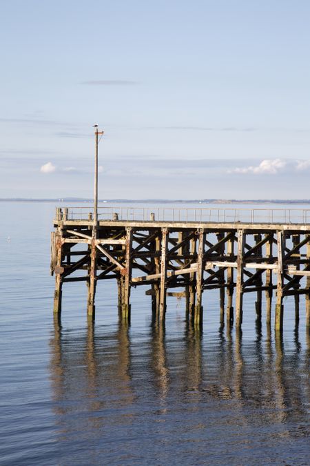 Old Pier at Trefor; Caernarfon; Wales; UK