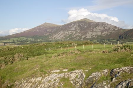 Mountain Peak at Trefor; Caernarfon; Wales; UK