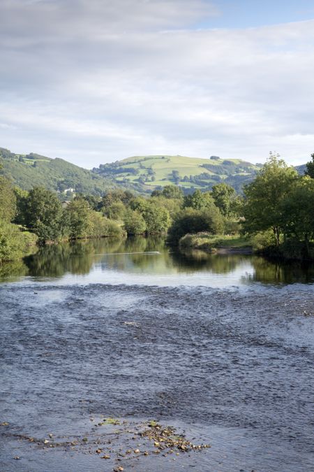 River Conwy at Llanrwst, Wales, UK