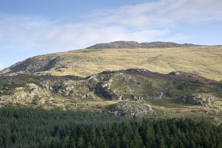 Mountain Peak near Capel Curig, Snowdonia, Wales, UK