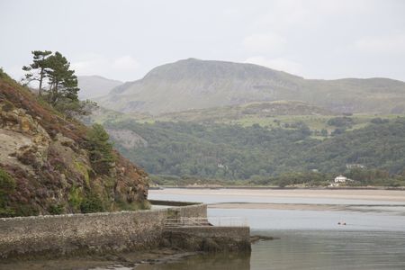 Coastline at Barmouth, Wales, UK