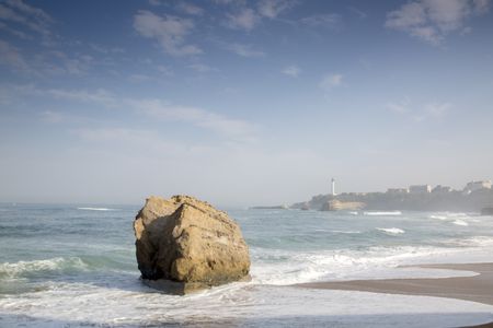 Rock and Beach; Biarritz; France