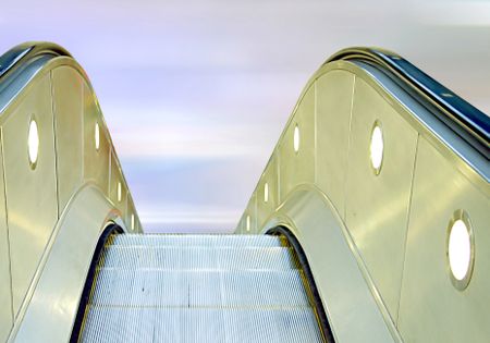 Escalators "going up to Heaven"