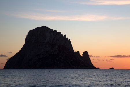 Vedra Island from Hort Cove; Ibiza; Spain