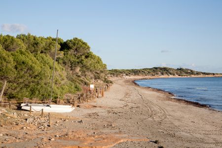 Salinas Beach in Ibiza; Spain