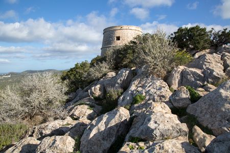 Savinar or Pirata Tower; Ibiza; Spain