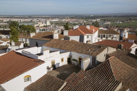 View of Evora; Portugal, Europe