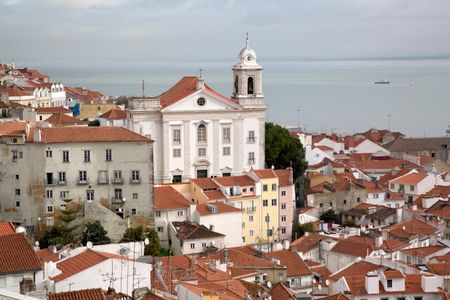Alfama Neighbourhood; Lisbon; Portugal