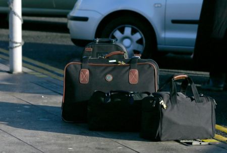 Unattended luggage at the airport