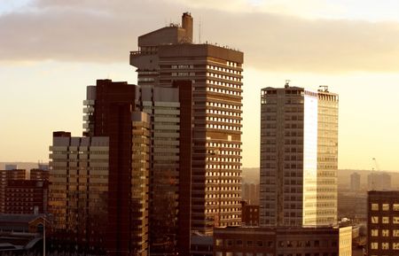 London Skyline at Sunset