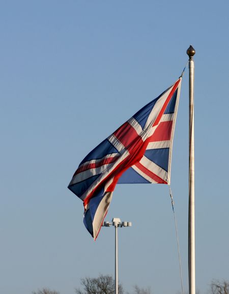 United Kingdom Flag Waving