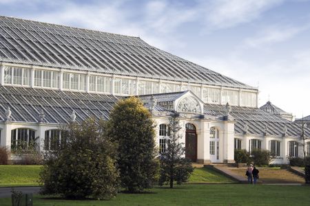 beautiful white mansion