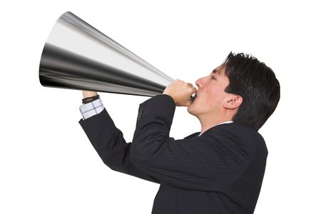 business announcement through loudspeaker 1