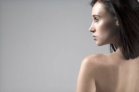 Female model in beauty pose