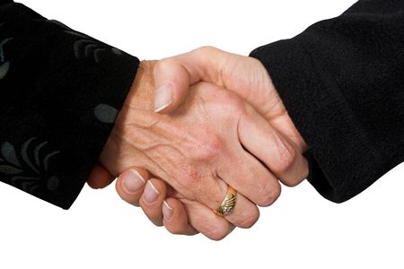 business female deal