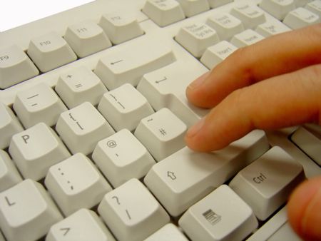 Enter key being pressed by 2 fingers