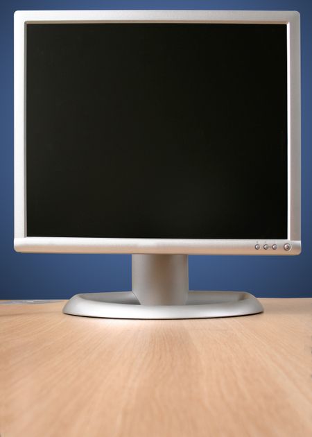 monitor on desk