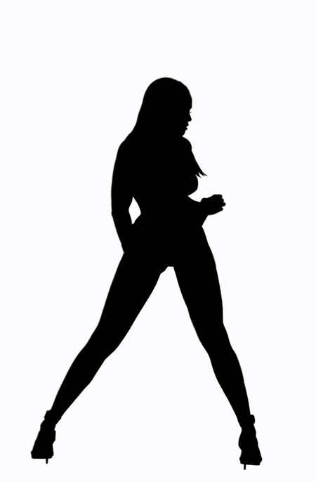 silhouette-posing-woman-96995 silhouette of a posing woman